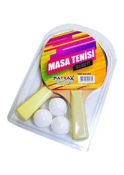 Ahşap Masa Tenisi Raketi