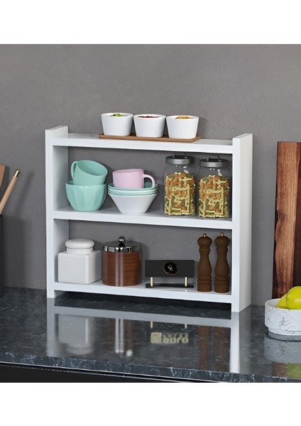 Mutfak Rafı Tezgah Üstü Organizer