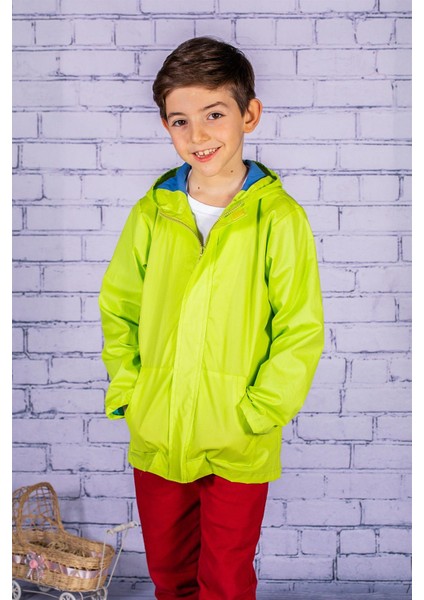 Erkek Çocuk Kapüşonlu Pamuk Astarlı Yağmurluk modelleri