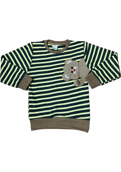 Nakışlı Mevsimlik Çocuk Sweatshirt
