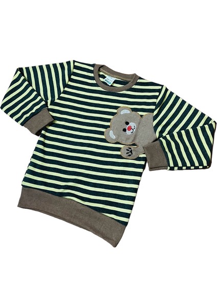 Nakışlı Mevsimlik Çocuk Sweatshirt