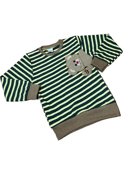 Nakışlı Mevsimlik Çocuk Sweatshirt
