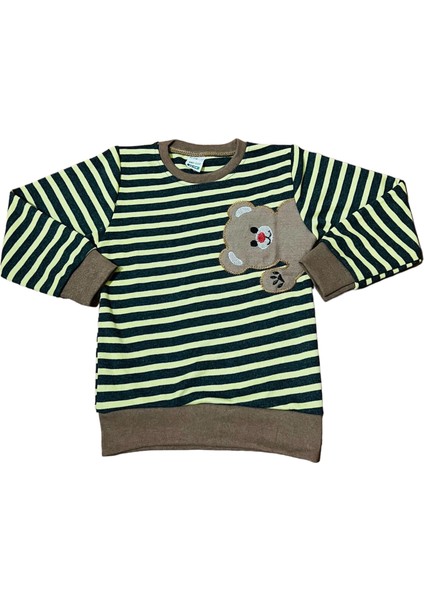 Nakışlı Mevsimlik Çocuk Sweatshirt