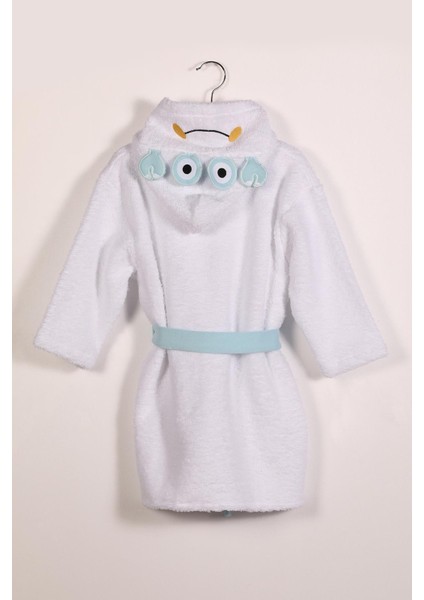 Unisex Çocuk Yengeç Nakışlı Bornoz (3-5yaş) fırsatları