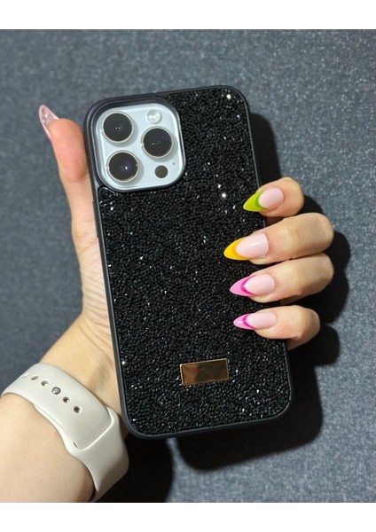 Apple iPhone 11 Uyumlu Sw Ince Taşlı Elmas Işıltılı Telefon Kılıfı