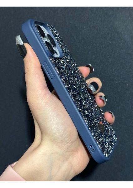 Apple iPhone 14 Uyumlu Sw Ince Taşlı Elmas Işıltılı Telefon Kılıfı fırsatları