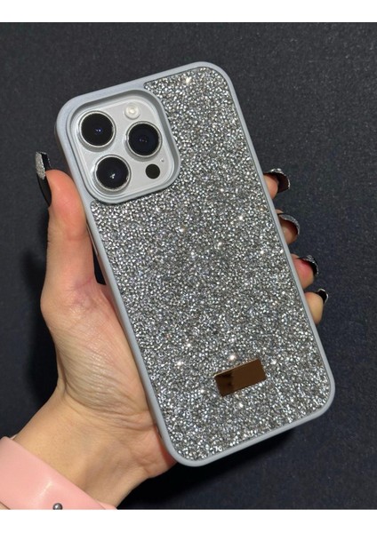Apple iPhone 14 Uyumlu Sw Ince Taşlı Elmas Işıltılı Telefon Kılıfı fiyatları