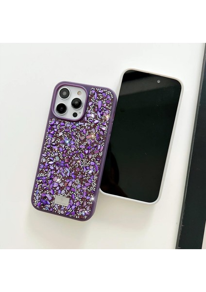 Apple iPhone 14 Sw Taşlı Premium Lüx Silikon Cep Telefonu Kılıfı fırsatları