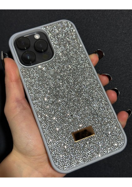 Apple iPhone 15 Plus Uyumlu Sw Ince Taşlı Elmas Işıltılı Telefon Kılıfı modelleri