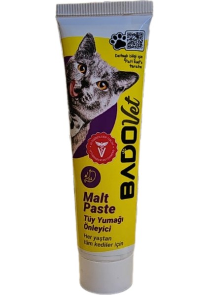Kedi Besin Takviyesi Malt Paste Tüp 100GR