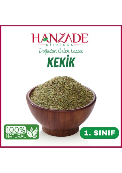 Hanzade Bitkisel Kekik 250 gr Bilye Kekikten Öğütülmüş, Saf, Karışımsız