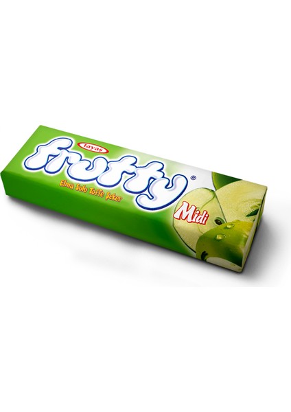 Frutty Midi Elmalı Yumuşak Şeker 20 gr x 24 Adet Kutulu