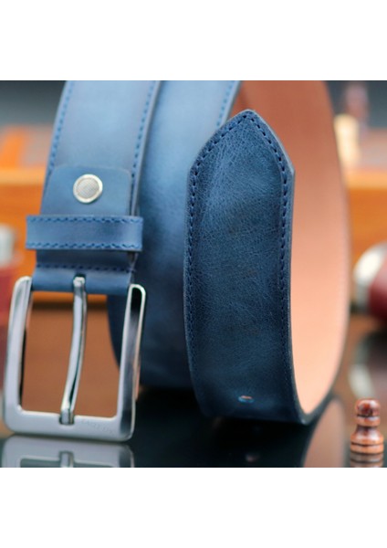 % 100 Deri Spor/kot Erkek Kemeri