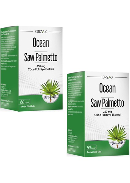 Ocean Saw Palmetto 350 mg 60 Kapsül 2 Adet