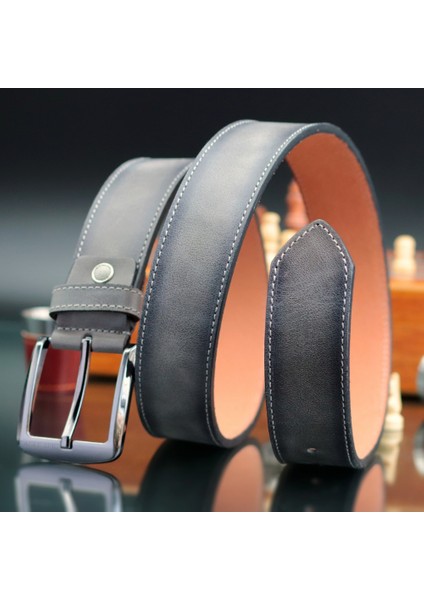 % 100 Deri Spor/kot Erkek Kemeri