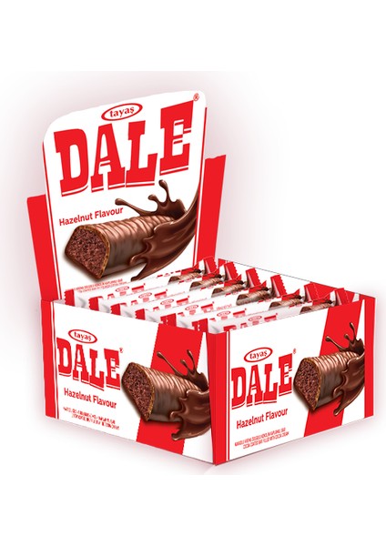 Dale Kakao Krema Dolgulu Bar 18 gr x 24 Adet Kutulu