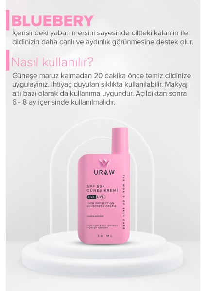 Pink Touch Blueberry Güneş Kremi 50 ml fırsatları