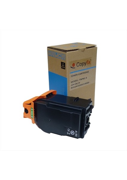 TNP-81K Siyah Toner Muadil, Bizhub C3300I, 4000I