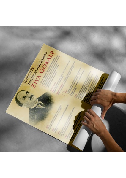 Ziya Gökalp Posteri - PO799 modelleri