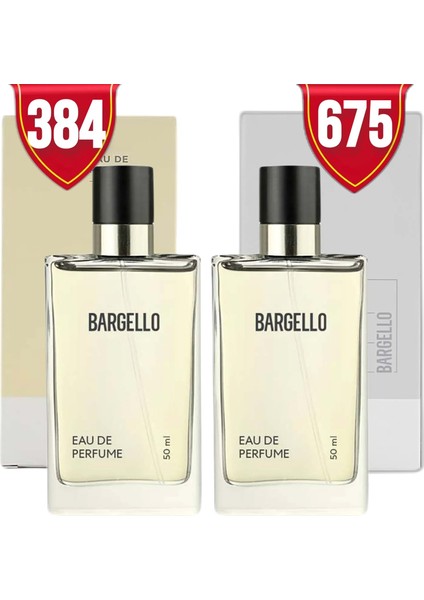 384 Kadın Parfüm Floral + 675 Erkek Parfüm Fresh 50 Ml Edp