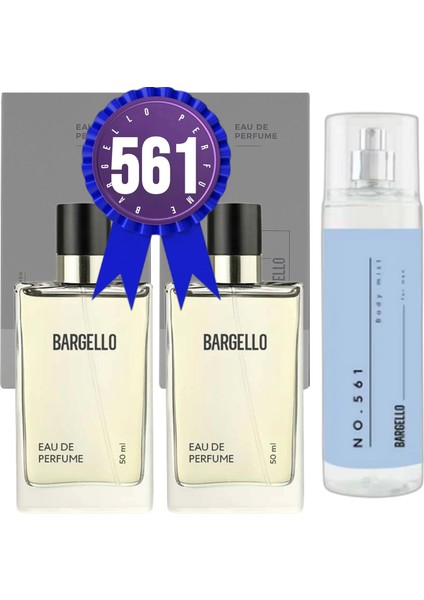 561x2(2adet) Fresh 50 Ml EDP + No561 Erkek Vücut Spreyi 200 Ml
