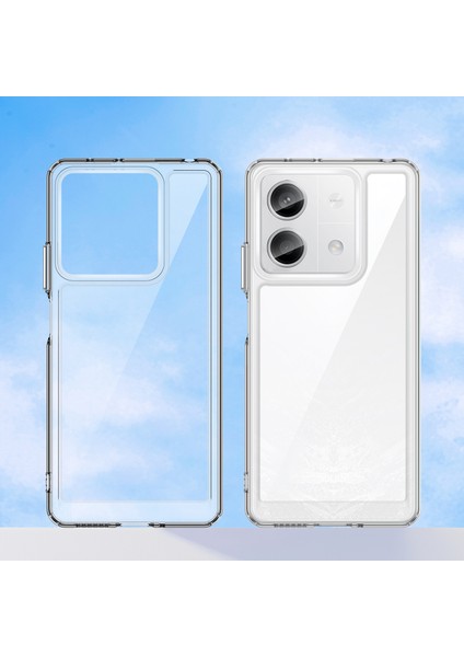 Xiaomi Redmi Note 13 5g Için Şeffaf Pc Arka Tpu Tampon Telefon Kılıfı - Şeffaf (Yurt Dışından) modelleri