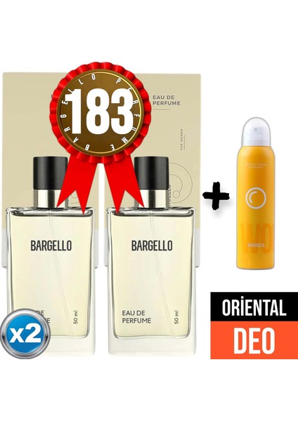 Parfüm 183x2 (2adet) Oriental 50 Ml Edp + Oriental Deodorant 150 Ml Rsaf912