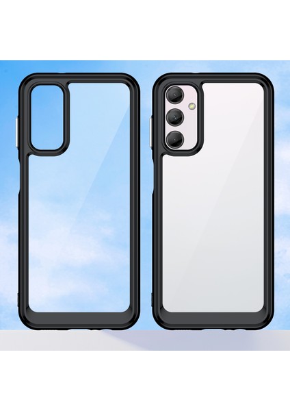 Samsung Galaxy M14 Için Şeffaf Pc Arka Tpu Tampon Telefon Kılıfı - Siyah (Yurt Dışından) fiyatları