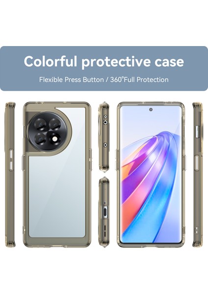 Oneplus 11R Için Şeffaf Pc Arka Tpu Tampon Telefon Kılıfı - Gri (Yurt Dışından) fiyatları