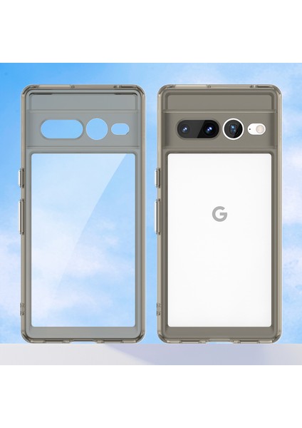 Google Pixel 7 Pro Için Şeffaf Pc Arka Tpu Tampon Telefon Kılıfı - Gri (Yurt Dışından) modelleri