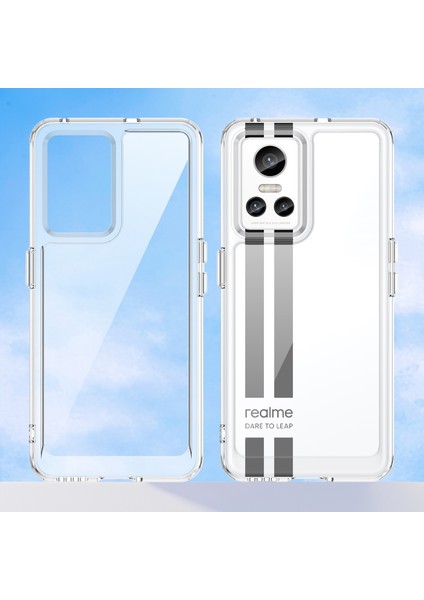 Realme Gt Neo 3 Için Şeffaf Pc Arka Tpu Tampon Telefon Kılıfı - Şeffaf (Yurt Dışından) modelleri