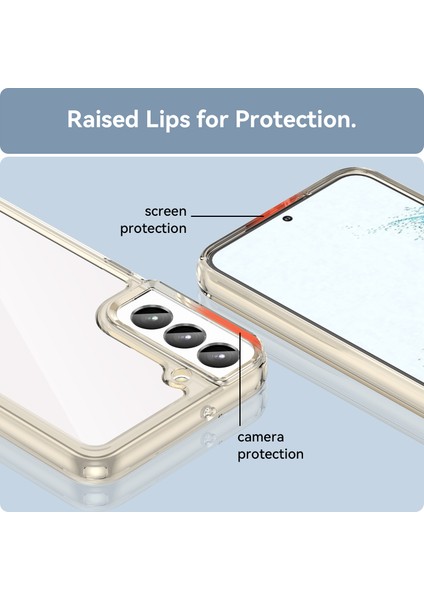Samsung Galaxy S23 Için Şeffaf Pc Arka Tpu Tampon Telefon Kılıfı - Gri (Yurt Dışından) fırsatları
