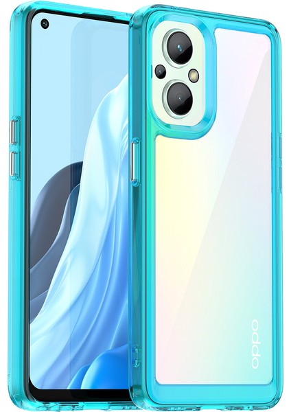 Oneplus Nord N20 5g Için Şeffaf Pc Arka Tpu Tampon Telefon Kılıfı - Turkuvaz (Yurt Dışından)