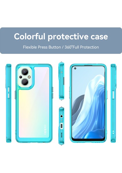 Oneplus Nord N20 5g Için Şeffaf Pc Arka Tpu Tampon Telefon Kılıfı - Turkuvaz (Yurt Dışından) fiyatları