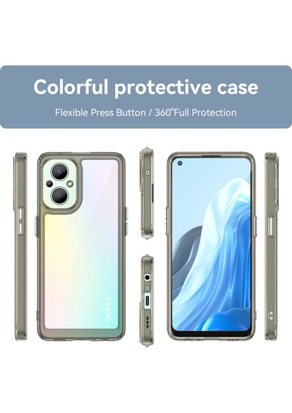 Oneplus Nord N20 5g Için Şeffaf Pc Arka Tpu Tampon Telefon Kılıfı - Gri (Yurt Dışından) fiyatları