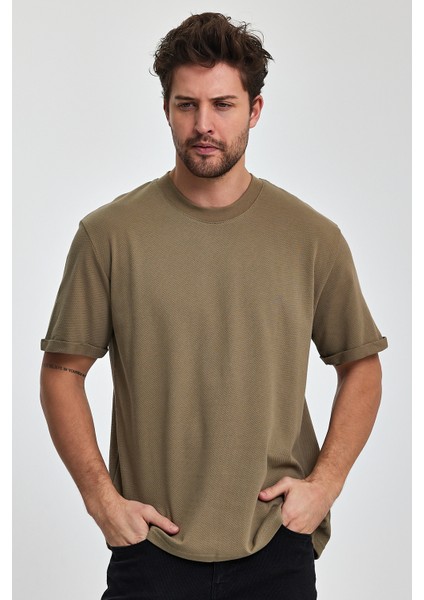 Erkek 30-1 Petek Süprem Bisiklet Yaka T-Shirt RD24YE002726 fırsatları