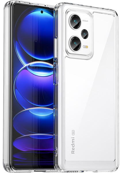 Xiaomi Redmi Note 12 Pro+ Için Şeffaf Pc Arka Tpu Tampon Telefon Kılıfı - Şeffaf (Yurt Dışından)