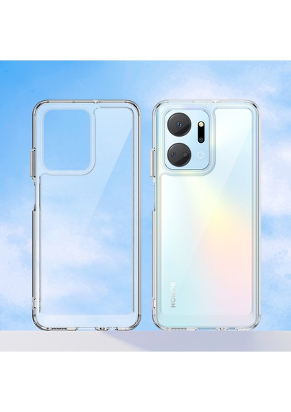 Honor X7A Için Şeffaf Pc Arka Tpu Tampon Telefon Kılıfı - Şeffaf (Yurt Dışından) fırsatları