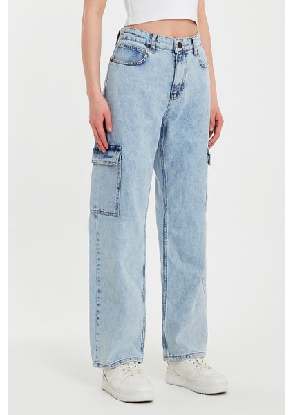 Kadın Jean Pantolon Cargo 010 RD24XU010910 modelleri