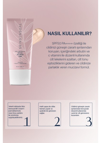 Bb Krem Light | 50 Spf Uva/Uvb Pa++++