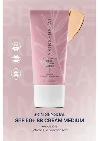 Skin Sensual Bb Krem Medium | 50 Spf Uva/Uvb Pa++++ Aydınlık Ve Canlılık