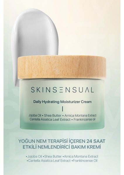 Daily Hydrating Moisturizer Cream 24 Saat Etkili Nemlendirici