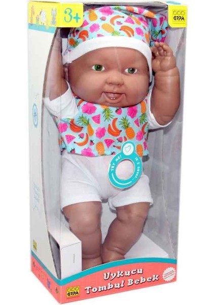 Uykucu Tombul Esmer Konuşan Bebek - 40 cm - Erpa Erp 660412 fiyatları