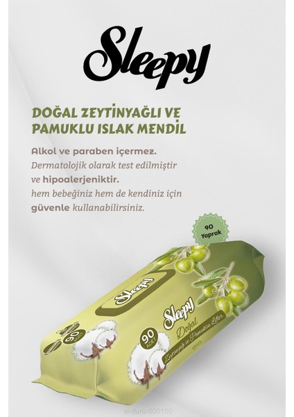 90' Lı Zeytinyağlı Pamuklu Bebek Mendili 7 Al 6 Öde Hediyeli