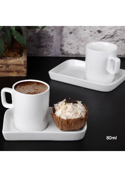 Porselen Ikili Fincan Takımı