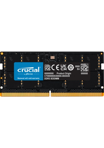 Ntb CT48G56C46S5 48GB 5600MHZ CL46 Ddr5 Dizüstü Bilgisayar Bellek