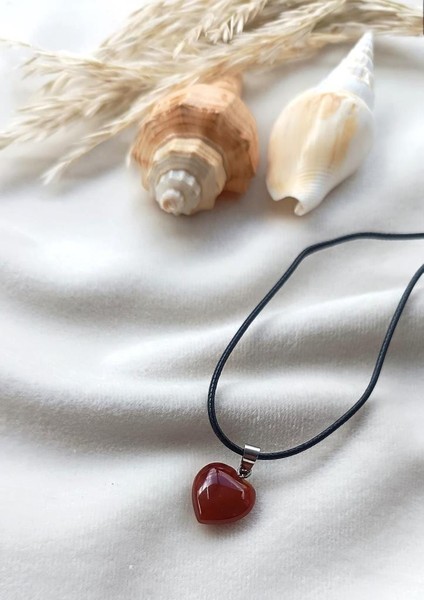 Kolye Gerdanlık Yoga Reiki Doğal Kalp Akik Taşı Genç Kadın Takı Hediye modelleri