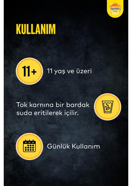 30 Efervesan Tablet | Koenzim Q10, Multivitamin ve Mineral İçeren Takviye Edici Gıda