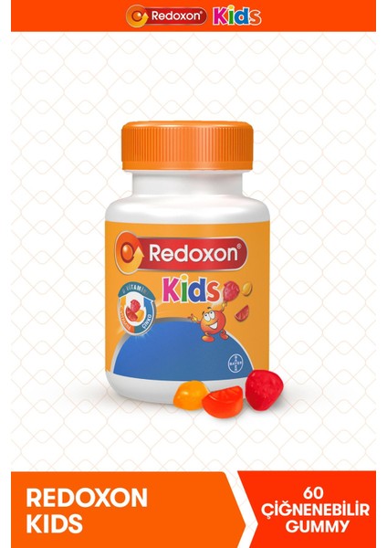 Kids+ Redoxon Üçlü Etki 15 Efervesan Tablet (Aile Paketi) I C Vitamini, D Vitamini Ve Çinko Içeren Takviye Edici