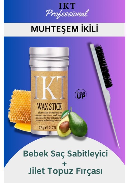 Ikt Stick Wax ve Topuz Fırçası